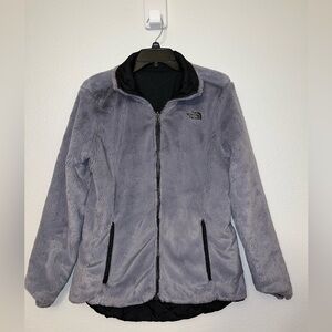 The North Face Women's Plush Full-Zip Teddy Jacket in Grey